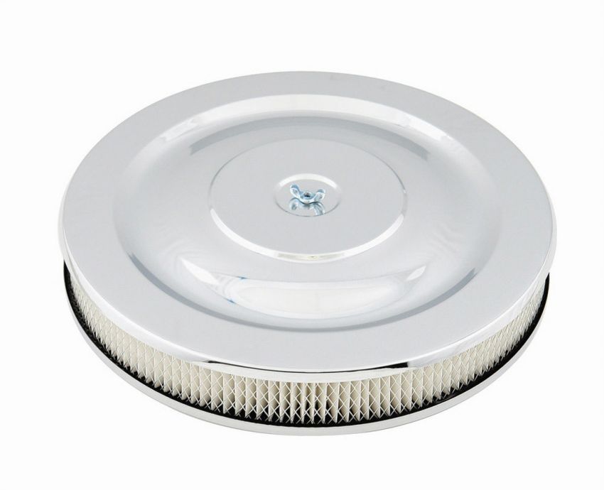 MR. GASKET MRG1480 14in Chrome Air Cleaner