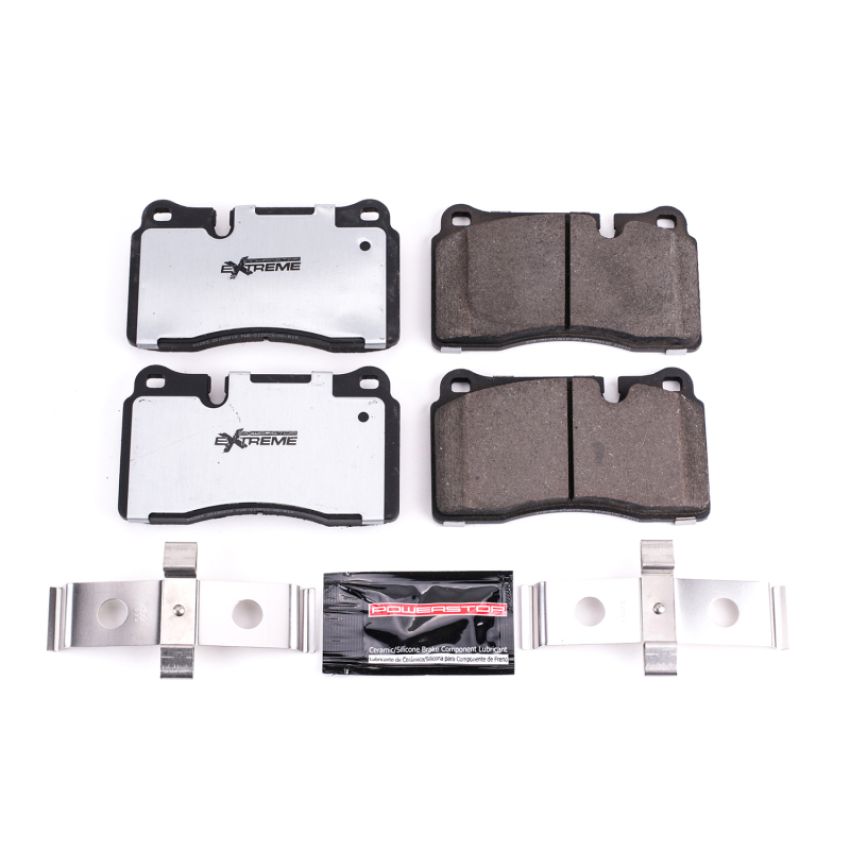 PowerStop Z36-1263 PowerStop - Z36 Truck and SUV Carbon-Fiber Ceramic Brake Pads with Hardware Kit