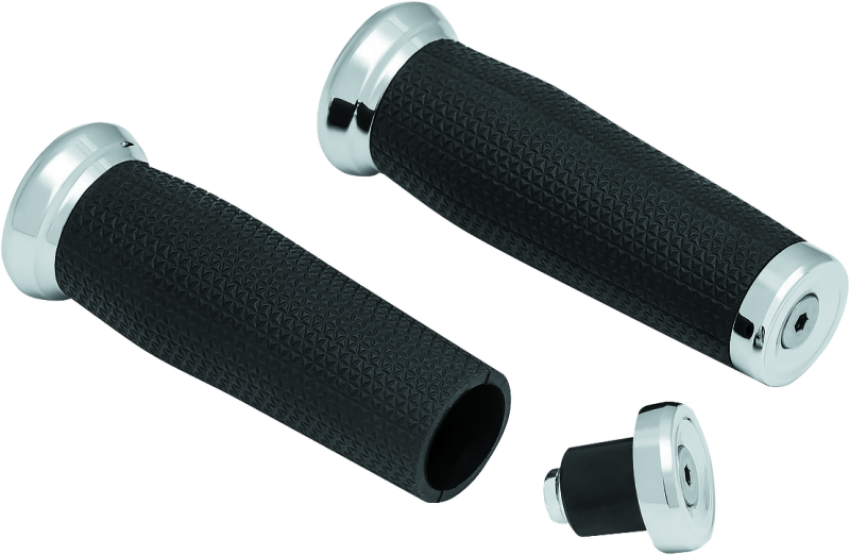Kuryakyn 5950 Thresher Grips Universal 7/8inch Chrome