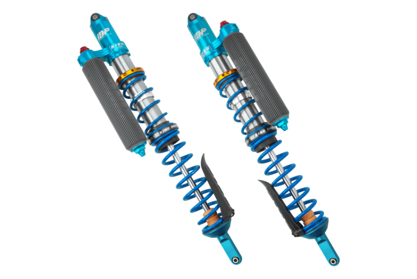 King Shocks 33700-332A King Can Am Maverick R 3.0 Rear Coilover w/ Adj&Finned Res. Mid-Port Swivel