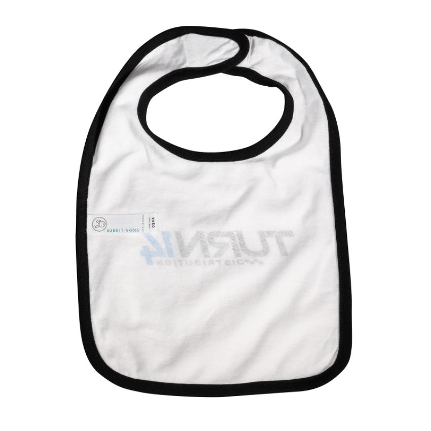 Turn 14 Distribution C9900 Baby Bib - White