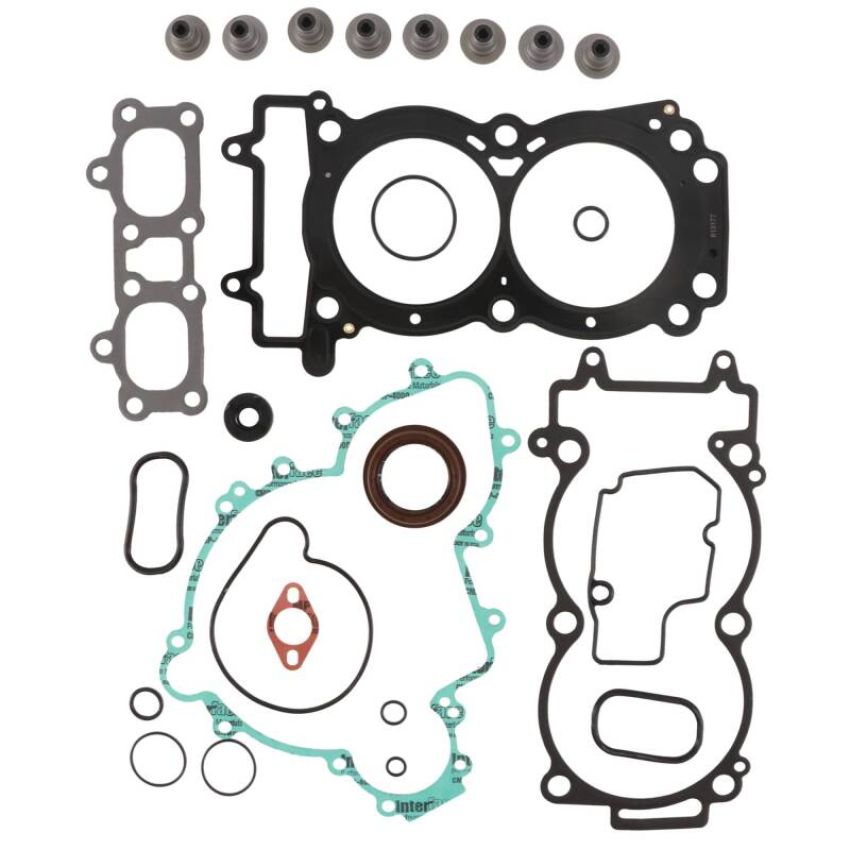 Vertex Pistons 8110006 Vertex Gaskets 2021 Polaris RZR Turbo S Complete Gasket Kit w/ Oil Seals
