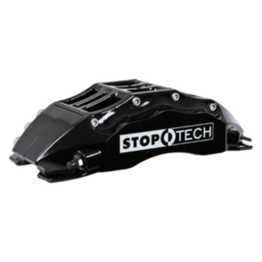 Stoptech 83.625.6700.51 08-09 Evo X Front BBK w/ Black ST-60 Calipers Slotted 355x32mm Rotors Pads and SS Lines