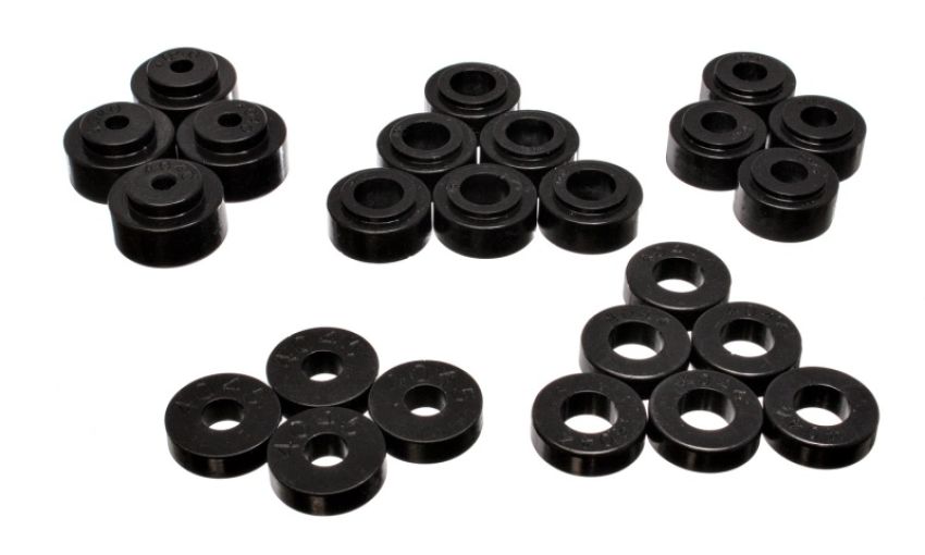 Energy Suspension 3.4113G 68-72 Chevrolet Chevelle/Monte Carlo/Malibu/Laguna/El Camino Black Body Mount Set
