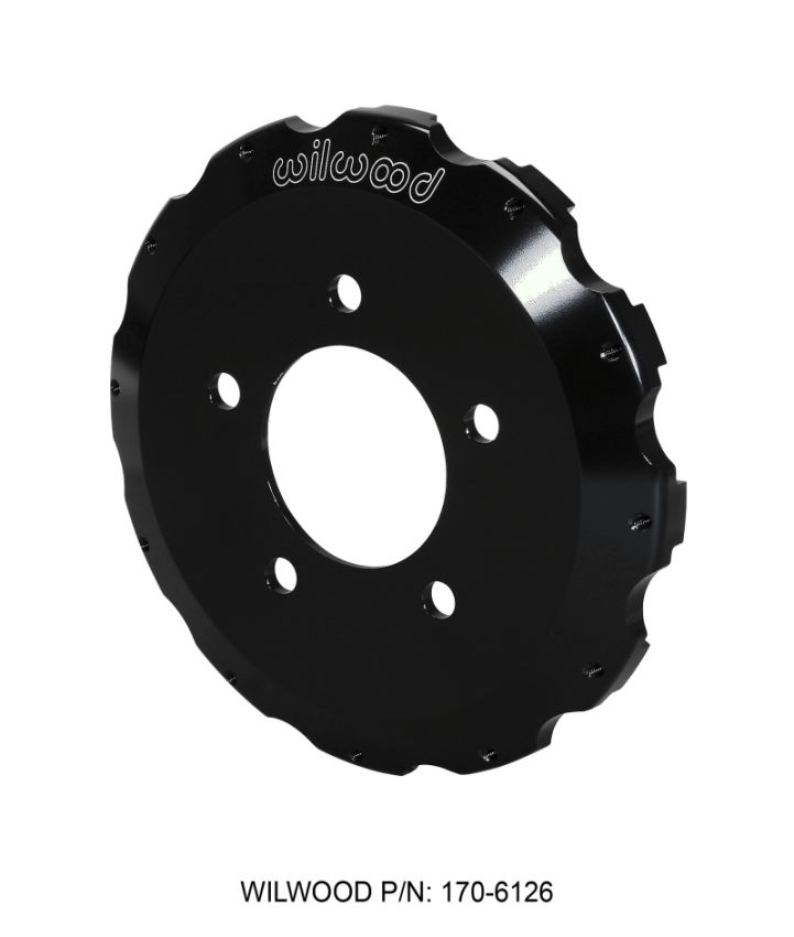Wilwood 170-6126 Hat-BB Front 87-93 Mustang 5 x 4.50 - 12 on 8.75in