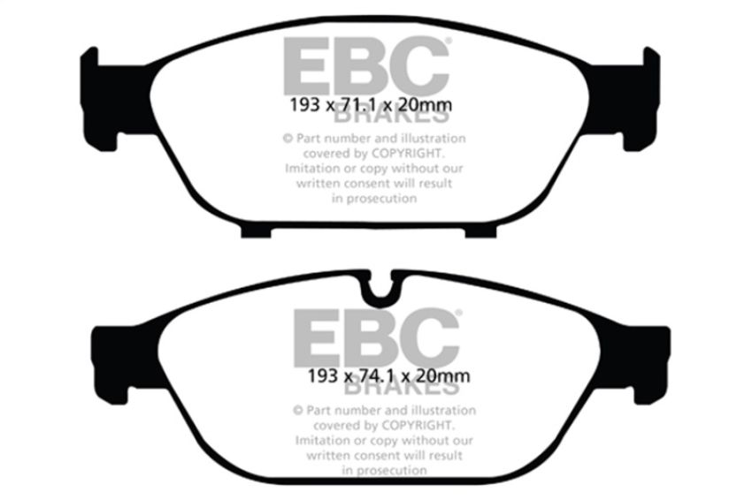 EBC Brakes DP32086C Redstuff Ceramic Low Dust Brake Pads