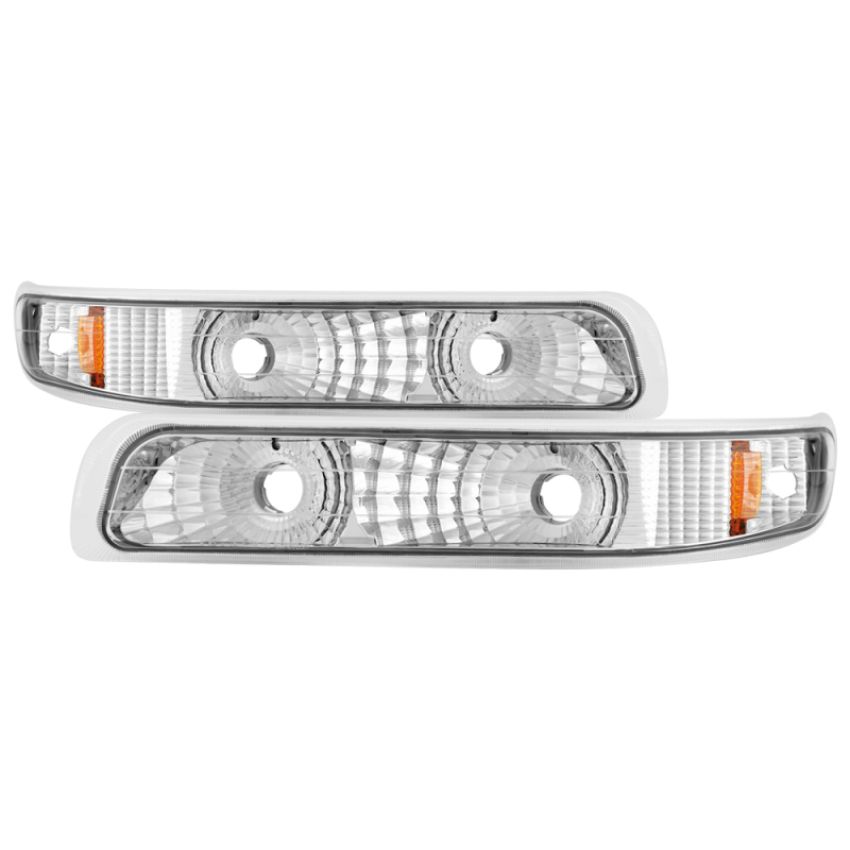 SPYDER 5064295 Xtune Chevy Silverado 99-02 / Chevy Suburban/TahOE 00-06 Amber Bumper Lights Euro CBL-JH-CS99-AM-E