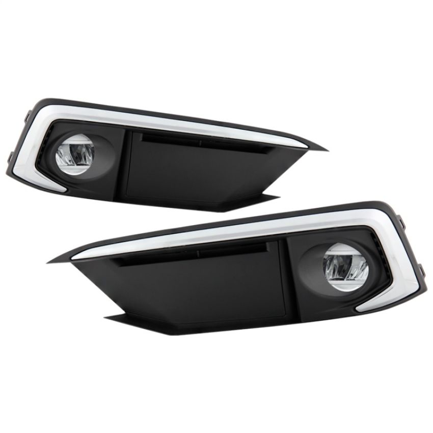 SPYDER 5087034 OEM LED Fog Light W/OEM Fit Switch - Clear