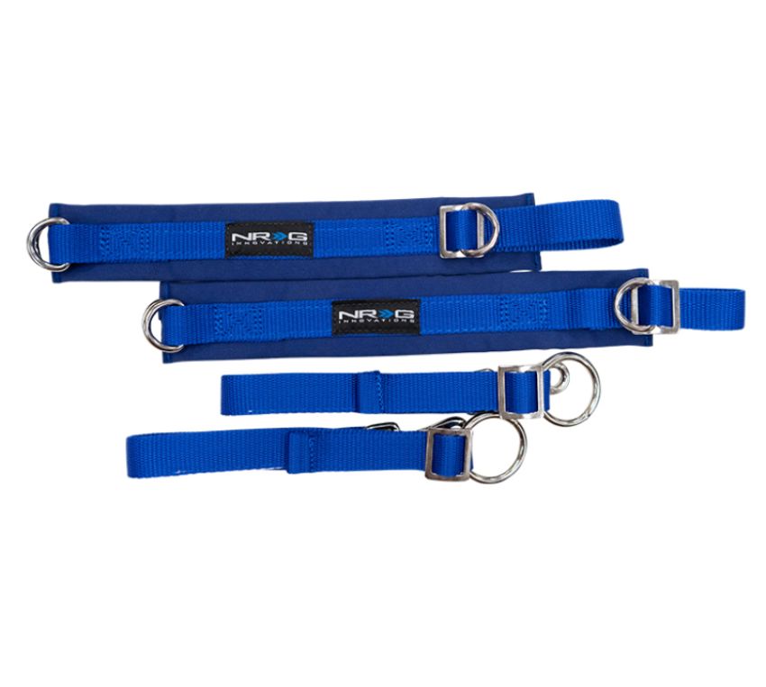NRG SBH-AR01BL SFI 3.3 Arm Restraints One Pair - Blue