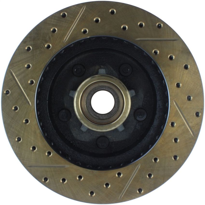 Stoptech 127.66011L Slotted & Drilled Sport Brake Rotor