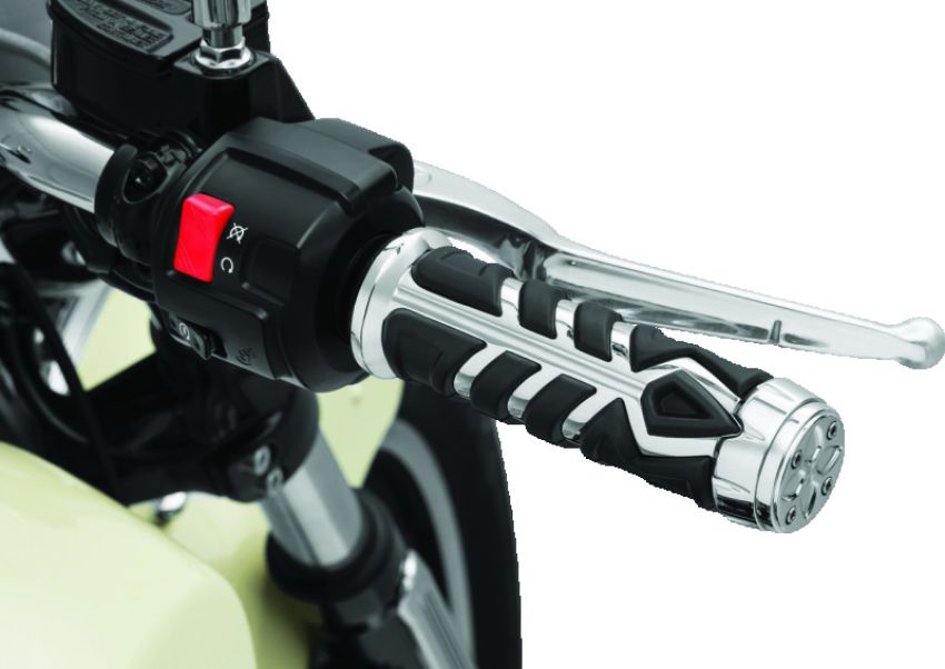 Kuryakyn 5628 Spear Grips For Scout Chrome