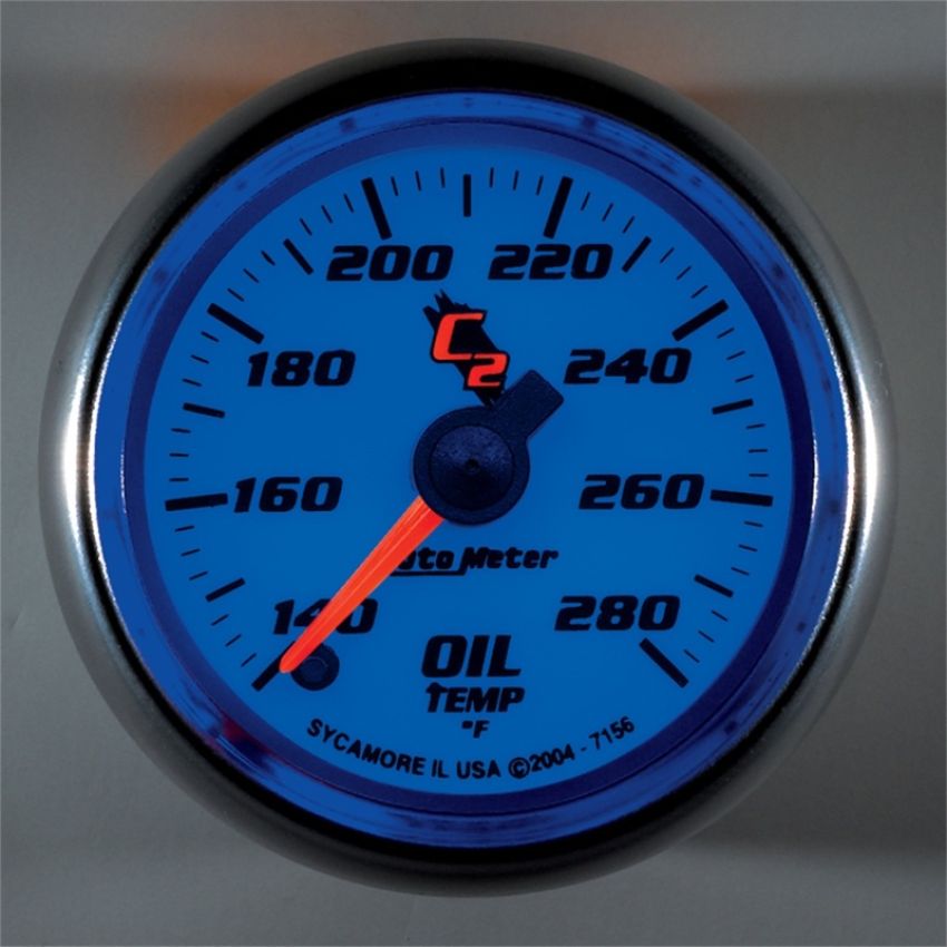 AutoMeter 7156 GAUGE, OIL TEMP, 2 1/16
