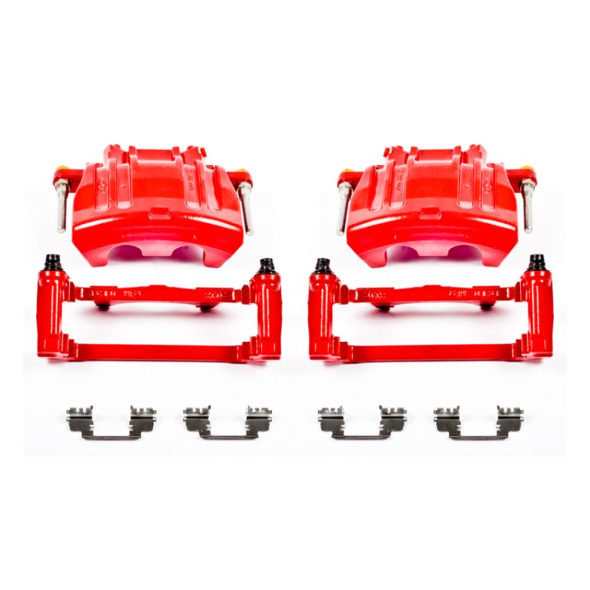 PowerStop S5016A Red Powder Coated Calipers