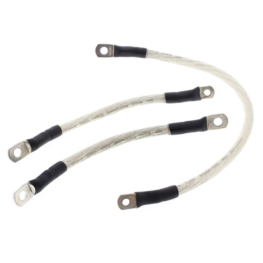 All Balls Racing 79-3005 95-98 Harley FXD Super Glide Battery Cable Kit Clear