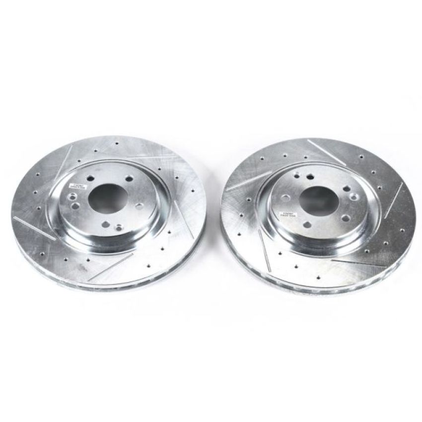 PowerStop EBR682XPR PowerStop Evolution Performance Drilled, Slotted & Plated Brake Rotor Pair
