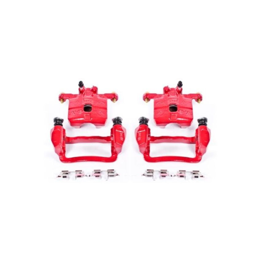 PowerStop S2066A Red Powder Coated Calipers