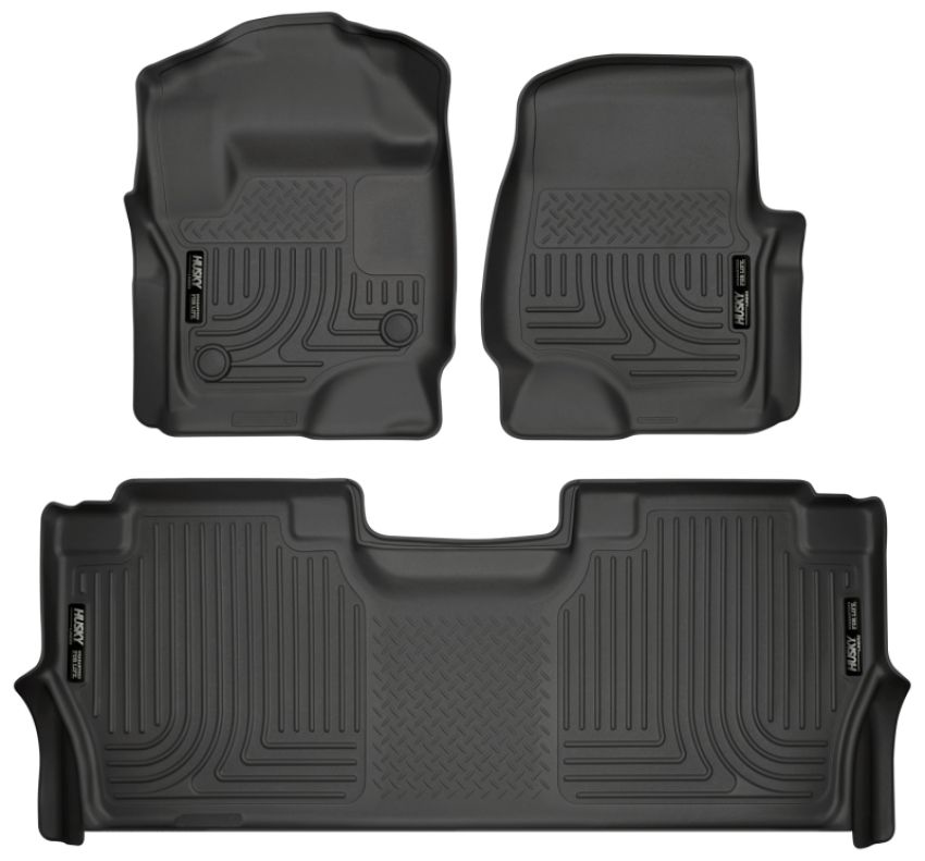 HUSKY LINERS HSK94061 Front & 2nd Seat Floor L iners Weatherbeater