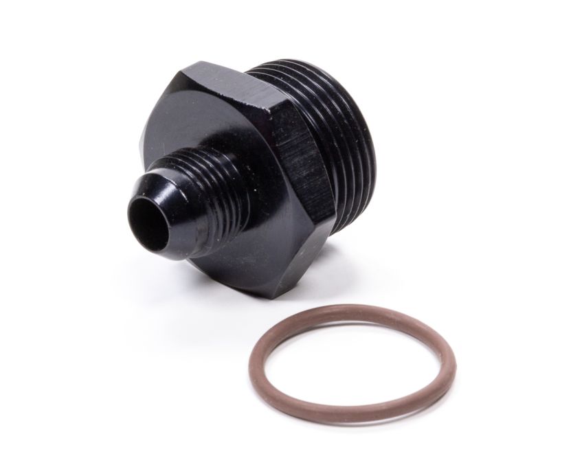 FRAGOLA FRG495116-BL #8 x 1-5/16-12 (#16) Radius O-Ring Fitting Bk