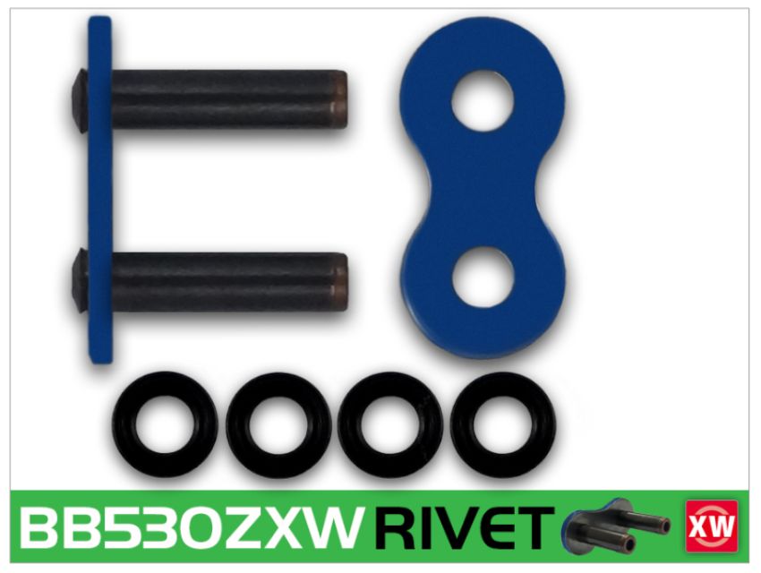RK Chain BB530ZXW-RL BB530ZXW-RIVET - Blue