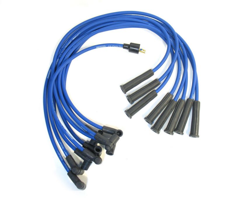 PERTRONIX IGNITION PRT808321 Wires 8mm Ford 289-302W Male Cap (Blue)