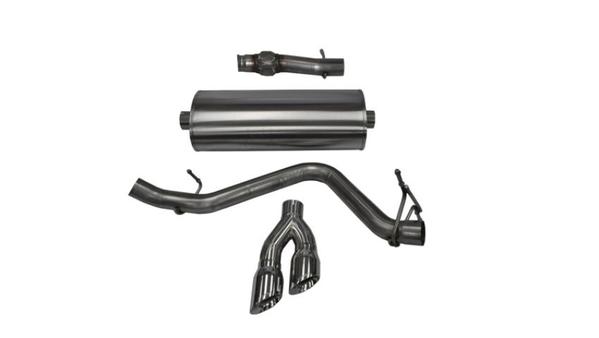 CORSA Performance 14871 Corsa 14-19 GMC Sierra/Chevy Silv 1500 Reg. Cab/Std. Bed 5.3L V8 Polished  Single Side CBExhaust