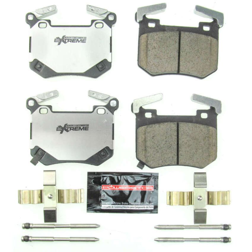 PowerStop Z26-2144 PowerStop - Z26 Performance Carbon-Fiber Ceramic Brake Pads with Hardware Kit
