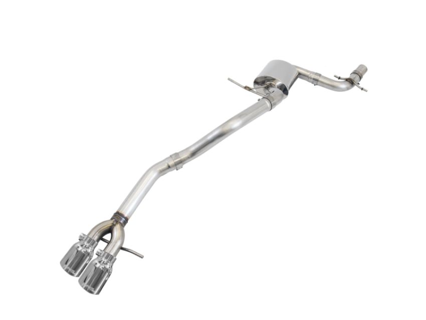 AWE Tuning 3020-22026 Mk6 GLI 2.0T - Mk6 Jetta 1.8T Track Edition Exhaust - Polished Silver Tips