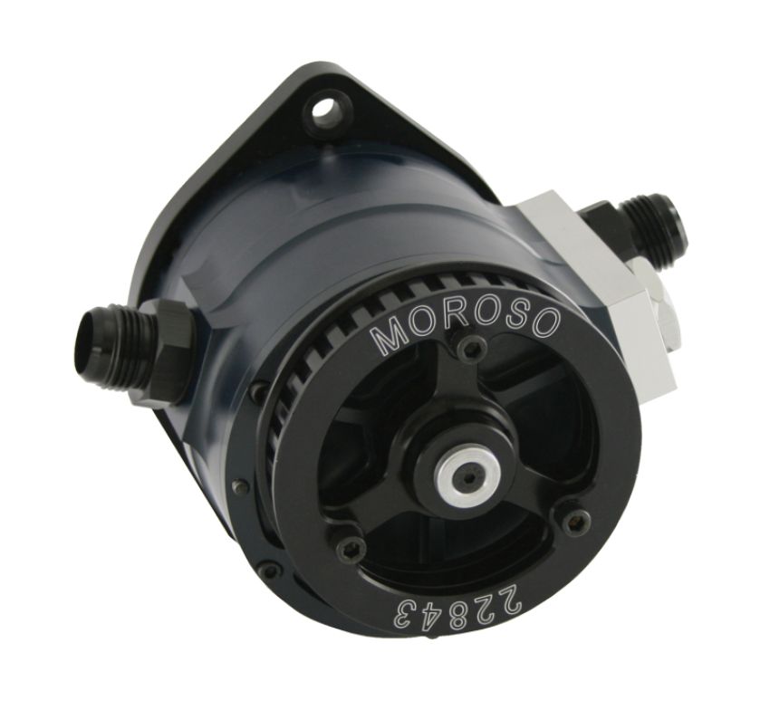 Moroso 22843 Large Style 4 Vane Vacuum Pump w/Adjustable Mounting Bracket