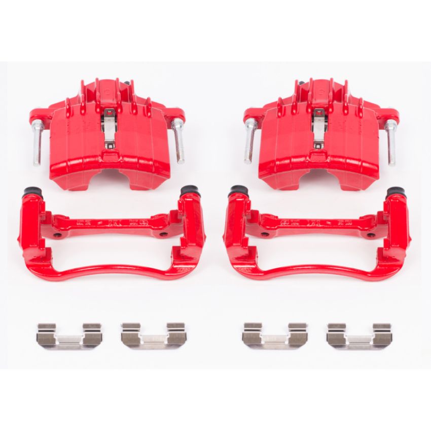 PowerStop S4646 Red Powder Coated Calipers