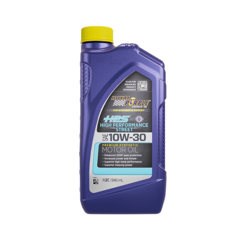 Royal Purple 36130 HPS Synthetic High Performance Street 10W-30 Motor Oil - 1 Quart