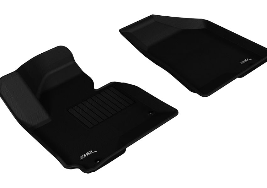 3D MAXpider 2011-2013 Kia/Hyundai Sportage/Tucson Kagu 1st Row Floormat - Black