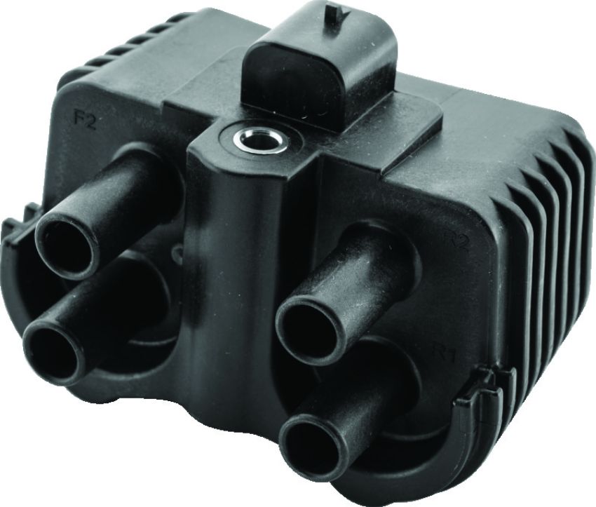 TwinPower 216147 Twin Power 18-Up Softail Ignition Coil Black Replaces H-D 31600067 .4 ohm