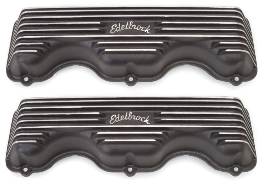 Edelbrock Valve Cover Classic Series Chevrolet W 348/409 CI V8 Black