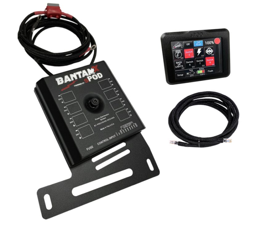 SPOD 870035 07-18 Jeep Wrangler JK BantamX Touchscreen