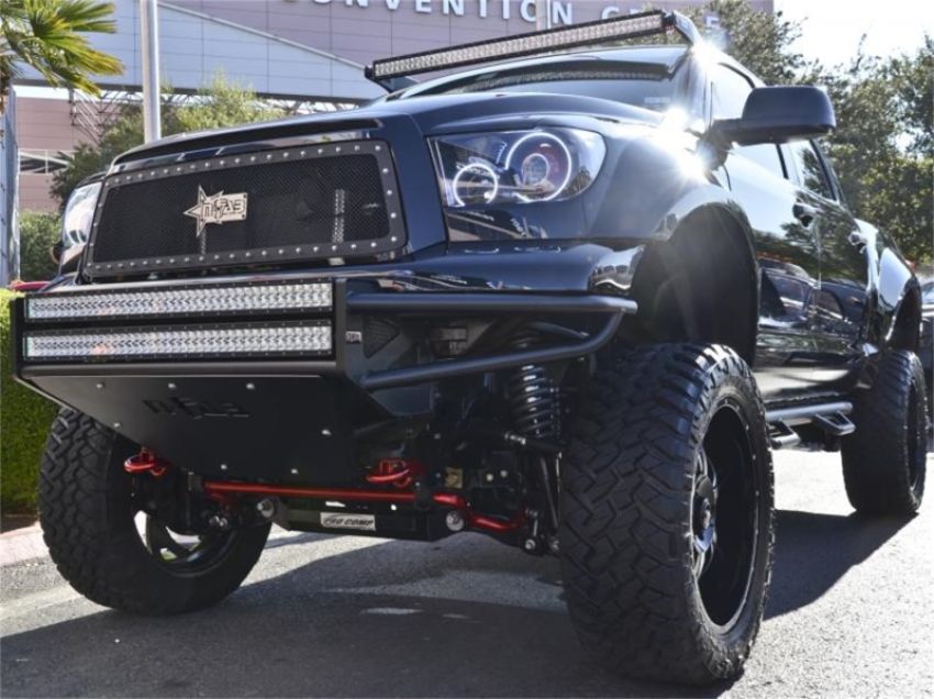 N-Fab T072LRSP RSP Front Bumper 07-13 Toyota Tundra - Gloss Black - Direct Fit LED