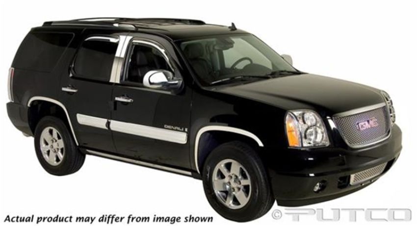 Putco 405631 07-14 GMC Yukon XL w/o Side Molding DH/FTC/HL/MC/RH//TL/WH Chrome Trim Accessory Kits