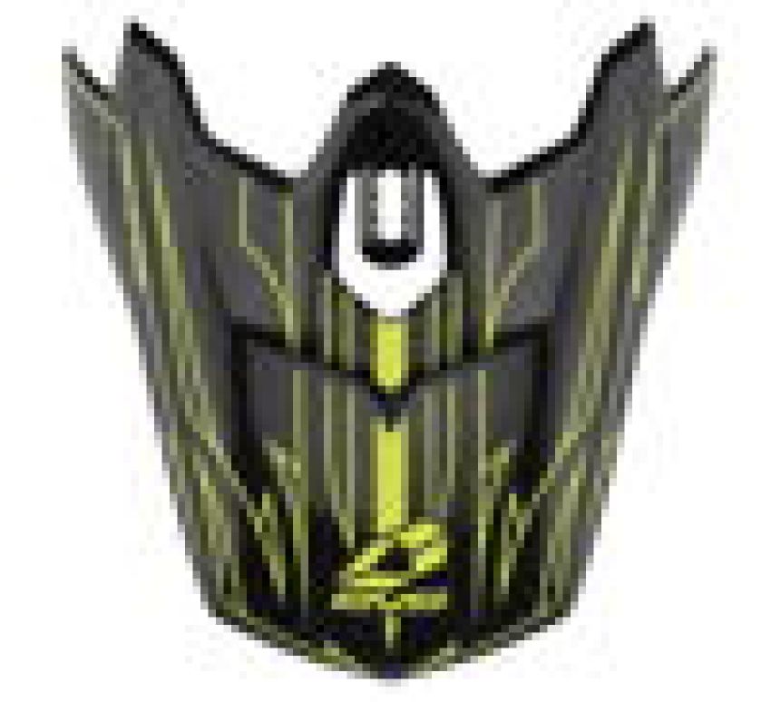 EVS H16T3P-VSBKHVY T3 Pinner Visor - Black/ Hivis Yellow