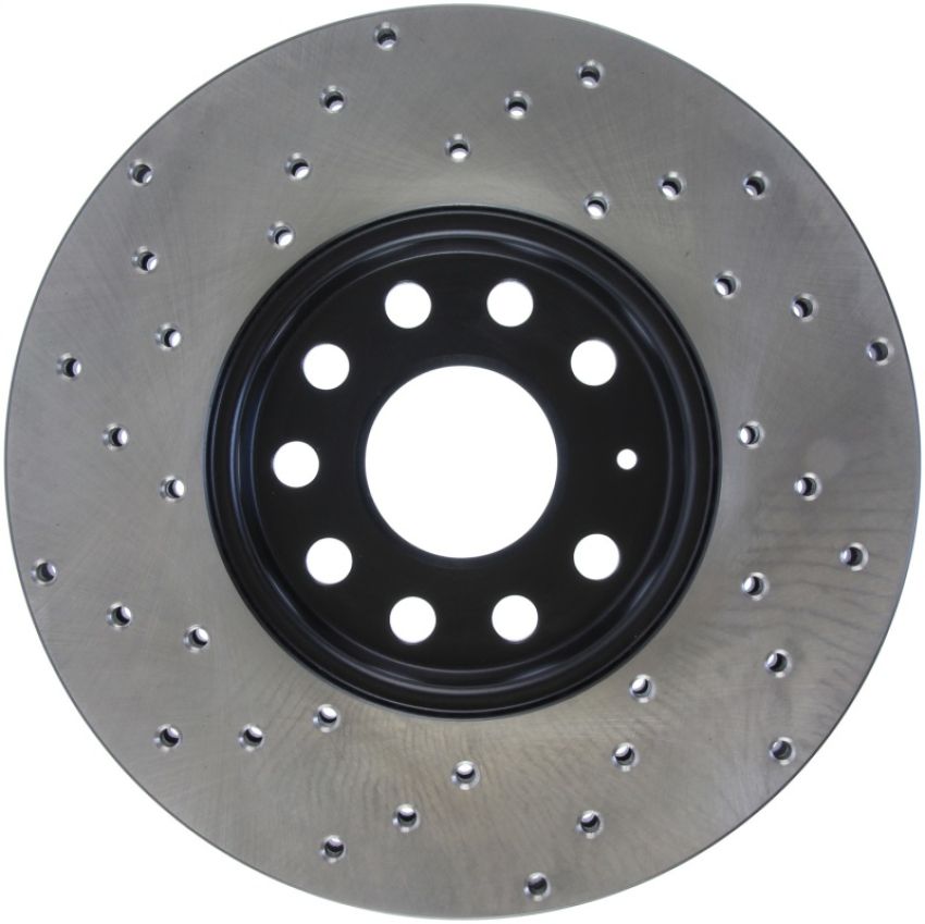Stoptech 128.33110L 05-10 VW Jetta (Exc Wagon) / 09-10 Jetta Wagon / 07-10 Rabbit Drilled Left Front Rotor