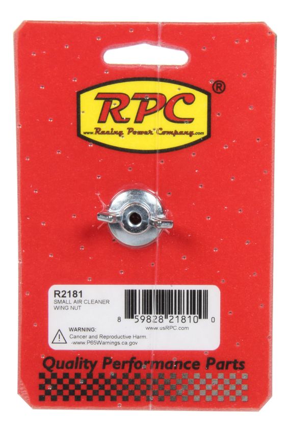 RACING POWER CO-PACKAGED RPCR2181 Small Air Cleaner Wing Nut