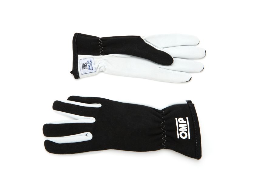 OMP RACING, INC. OMPIB0-0702-A01-071-L Rally Gloves Black Size Large