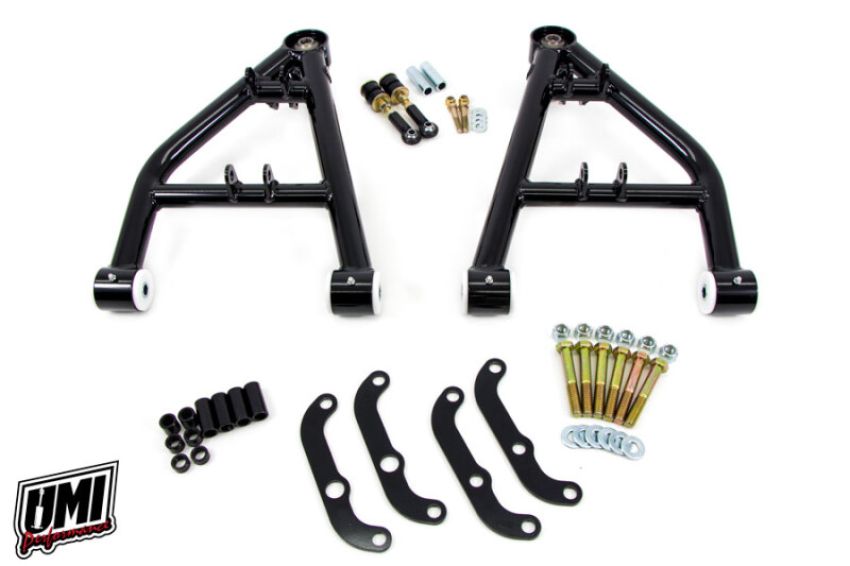 UMI Performance 4062-1-B 64-72 GM A-Body Tubular Lower Front A-Arms Corner Max Tall Ball Joint