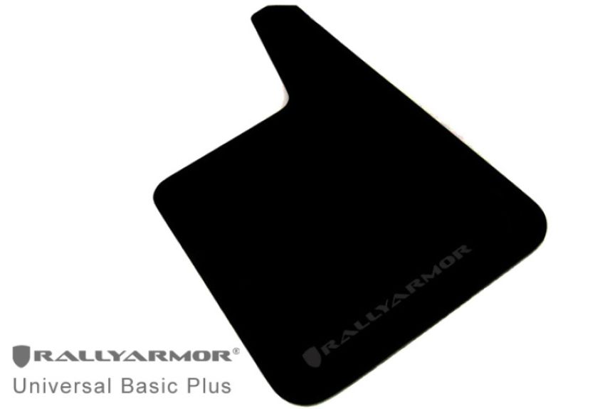Rally Armor MF20-BAS-BLK Black Mud Flap/Black Logo
