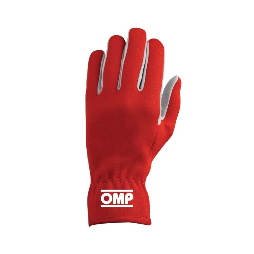 OMP RACING, INC. OMPIB0-0702-A01-061-S Rally Gloves Red Size Small
