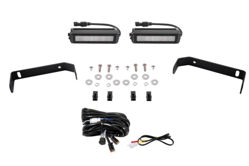 Diode Dynamics DD6593 19-21 Ford Ranger SS6 LED Lightbar Kit - White Wide