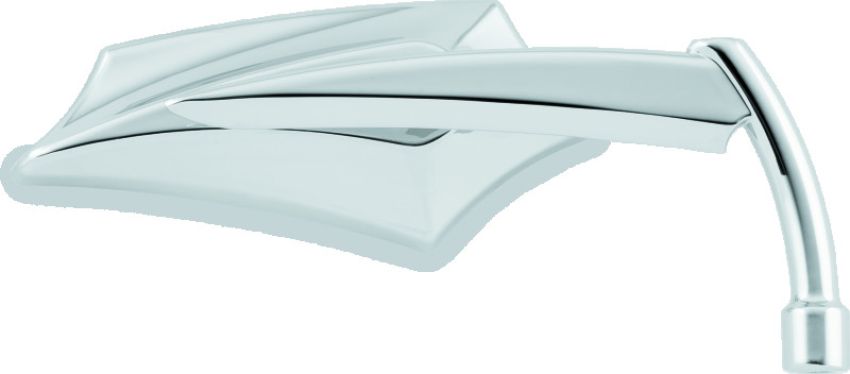 Bikers Choice 488741 65-Up Chrome Angler Mirror Universal Custom Pair