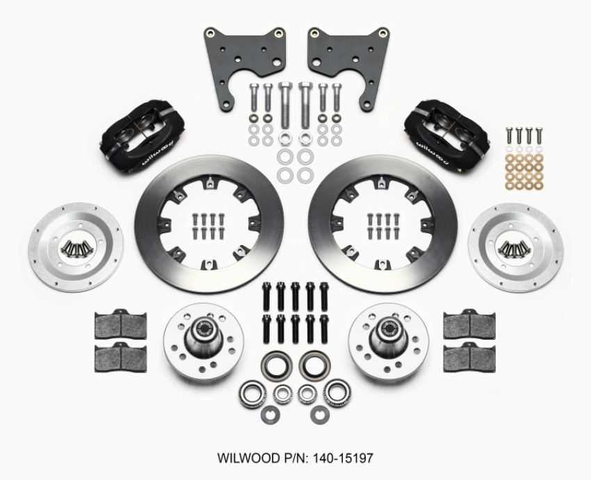 Wilwood 140-15197 Forged Dynalite Front Kit 12.19in 65-72 CDP C Body -Drum