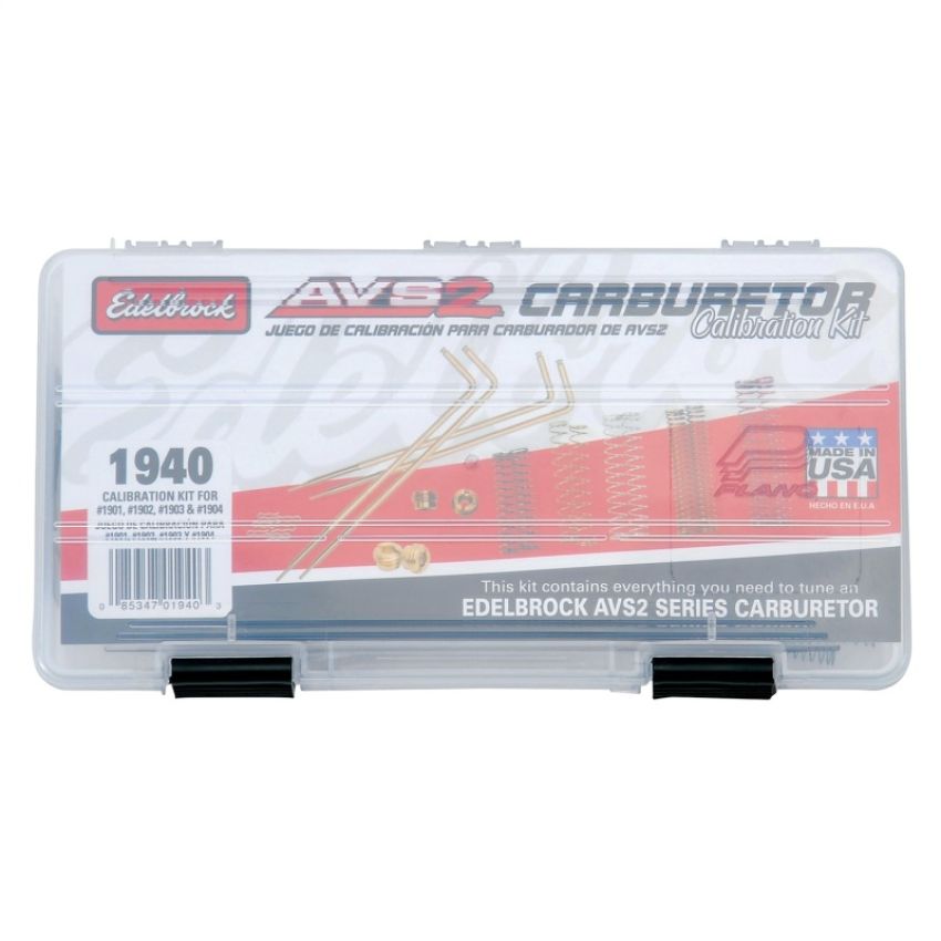 EDELBROCK EDE1940 AVS2 Calibration Kit - 500 Series