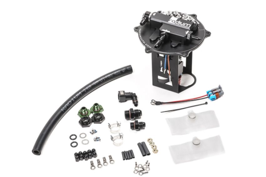 Radium Engineering 20-1342 FUEL HANGER, EVO 7-8-9, PUMPS NOT INCLUDED, WALBRO F90000267/274/285