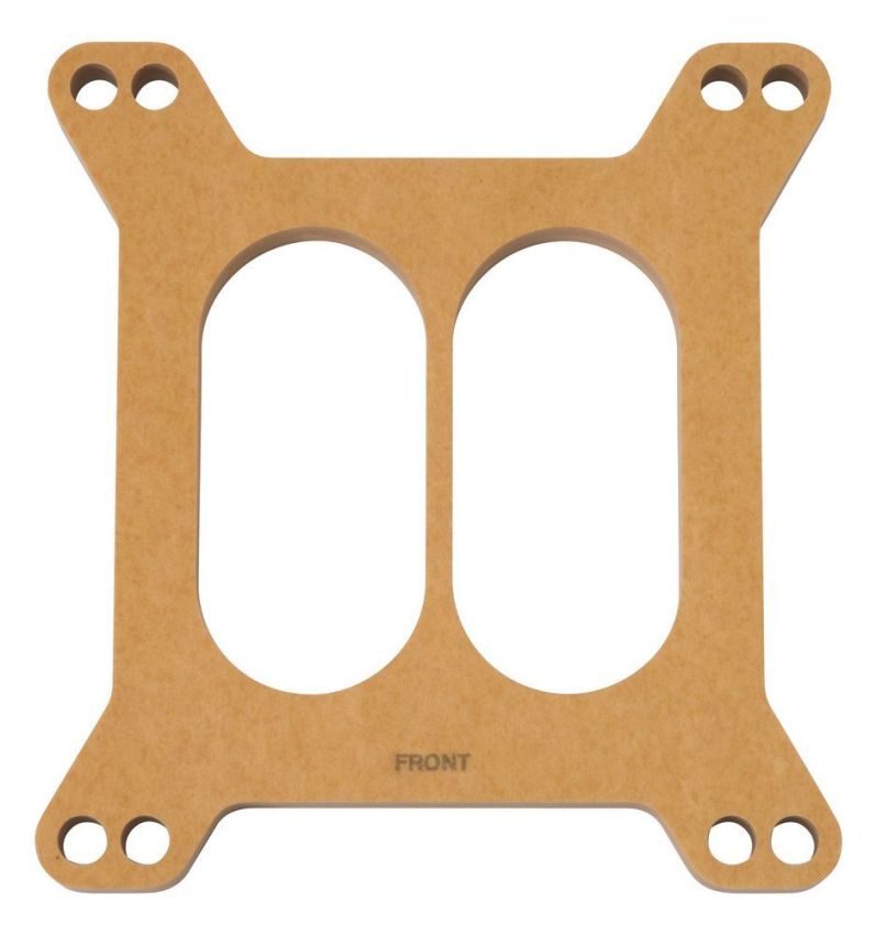 EDELBROCK EDE8722 1/2in Carb Spacer - Wood Fiber Laminate