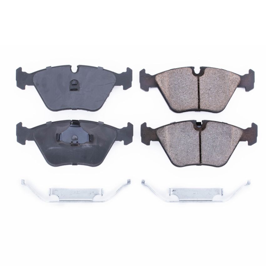PowerStop 17-394 PowerStop - Z17 Low-Dust Ceramic Brake Pads with Hardware